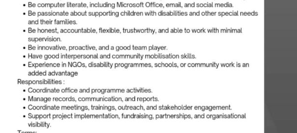 Administrator Vacancy